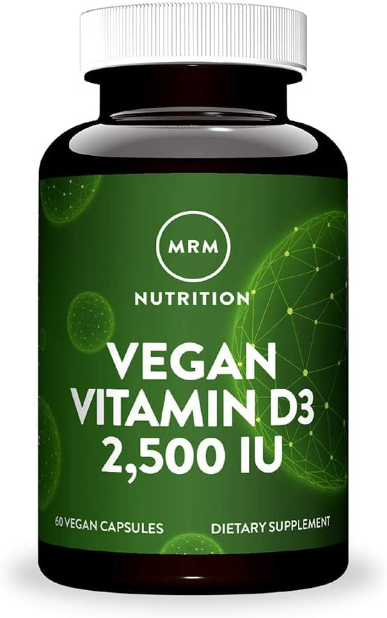 MRM Nutrition Vegan Vitamin D3 62.5 mcg (2,500 Iu) 60 Vegan Caps
