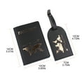 thumbnail image 4 of Yokua Passport Holder Cover Luggage Tag PU Leather Travel Card Holder for Women Men, 4 of 21