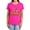 Hot Pink, variant on JLA Flash Rough Distress Women's T Shirt, Royal, Large