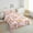 Pink, variant on Erosebridal Floral Corgi Comforter Sets Queen Size,Animal Dog Bedding Queen Comforter Set,Pink Flower Bedding Sets Queen with Comforter,Breathable Cartoon Bedroom Decorative,Reversible,3 Pieces