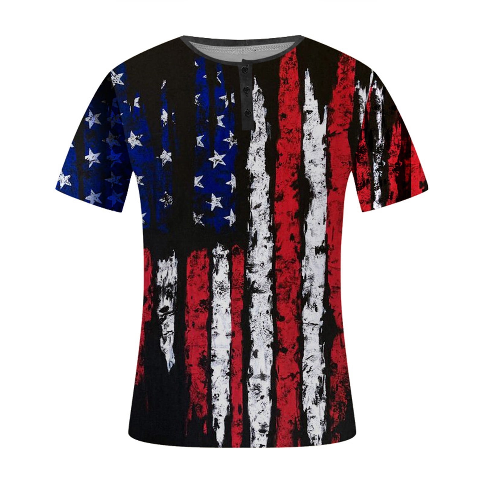 Vintage American Flag Shirts for Men 4th of July Patriotic Graphic Tee Shirt  Independence Day Short Sleeve T-Shirt - Walmart.com
