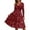 A#Wine14, variant on Wxolcjlv Dress for Women Sequin V-Neck Long Sleeve Flowy A-Line Party Midi Dresses Elegant Gown