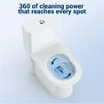 thumbnail image 4 of Accreate One Piece Elongated Toilet with Side Flush and V Shape Soft Close Seat, High Comfort Toilet for Seniors and Home Bathroom Renovation, 4 of 7