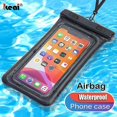 thumbnail image 2 of Compatible Blue Aplicar a Ip68 Funda universal impermeable para teléfono Bolsa a prueba de agua Funda para nadar Compatible con Iphone 13 12 11 Pro Max X Xs Samsung S22 Ultra Xiao, 2 of 5
