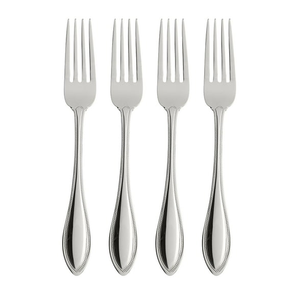 Oneida American Harmony Everyday Flatware Dinner Forks, Set of 4