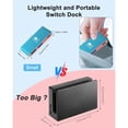 thumbnail image 2 of Docking Station For Nintendo Switch OLED, TV Dock Set With USB C Type HDMI Adapter For Steam Deck And Laptops, Essential Switch Accessories, Portable Travel Dock, 2 of 8