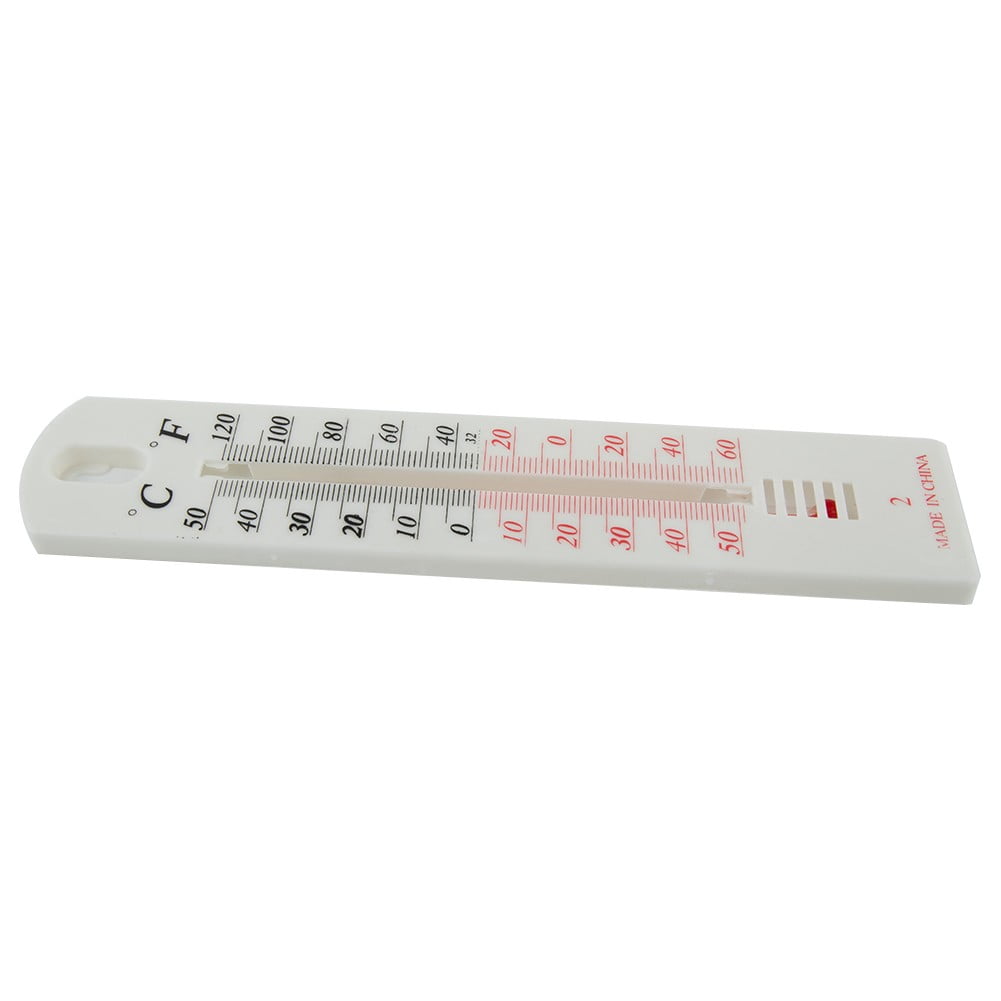 Indoor/Outdoor ℃ Reading Thermometer Centigrade Mercur Home Garden Garage  White