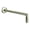 Brushed Nickel, variant on Moen Arris-Premium Matte Black 14-Inch Rainshower Straight Shower Arm and Flange for Overhead Shower head, 2-1/2 Inch Square