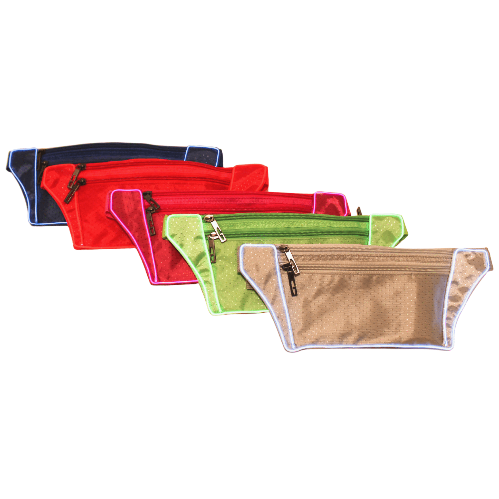 Light Up Green Fanny Pack