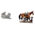 thumbnail image 1 of Figura de escritorio,Estatua de gato,linda estantería,escritorio,decoración del hogar,Figura decorativa creativa para la oficina y el hogar.,Figura de caballo,Escultura de figura de caballo, 1 of 8