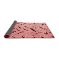 thumbnail image 2 of Ahgly Company Indoor Rectangle Solid Red Modern Area Rugs, 3' x 5', 2 of 4