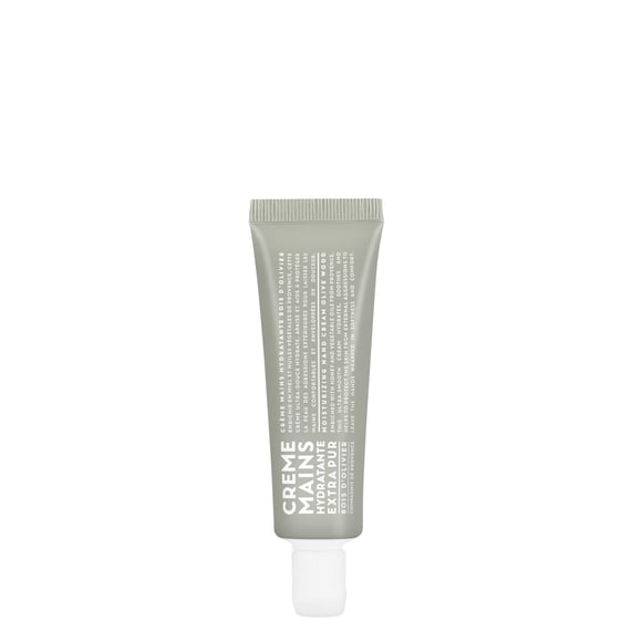 Compagnie de Provence Crema de manos de viaje extra pura - Madera de olivo - Tubo de 1 fl oz