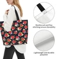 thumbnail image 3 of Easygdp Red Rose Flower Bolsas Tote para Mujer, Bolsos de Hombro para Viaje, Bolsos de Mano de Gran Capacidad para Compras y Trabajo, 3 of 8