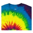 thumbnail image 2 of Colortone Womens Rainbow Tie-Dye Short Sleeve Heavyweight T-Shirt, 2 of 4