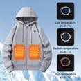 thumbnail image 4 of Chaqueta Térmica Con Calefacción Abrigos Sueltos Sudaderas Informales Invierno para Hombres Y Mujeres, 4 of 9