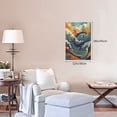 thumbnail image 6 of 12x18 inch Canvas Frameless Painting Whales And Ships,Home Decor Bathroom Accessory,Indoor Bathroom,Living Room,Bedroom,Study Wall Decor Poster & Prints,Whales And Ships Modern Art Paintings, 6 of 6