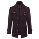 thumbnail image 1 of Mens Coats Regular Fit Wool Trench Coat Thick Winter Peacoats Mid-length Military JacketsXL, 1 of 5
