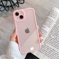 thumbnail image 1 of Candy Shockproof Silicone Bumper Phone Case For iPhone 15 14 11 12 13 Pro Max X XS XR 8 7 Plus Transparent Protection Back Cover Pink For iPhone 14, 1 of 6