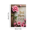 thumbnail image 2 of ddioayh Garden Flag Double Sided Mothers Day Outdoor Decoration Reversible For Yard Porch Home With Flowers Heart Designs Happy Mothers Day Gift, 2 of 6