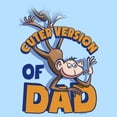 thumbnail image 2 of Men's Barrel of Monkeys Cuter Version of Dad Graphic T-Shirt, 2 of 4