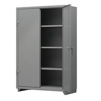 Strong Hold Storage Cabinet,75"x48"x24",Gray,3Shlv 46-243-L