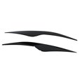 thumbnail image 4 of Headlight Eyebrow Colorfast Long Service Life ABS UV Resistant Headlight Eyelid Cover For Car ANGGREK Otros Vehículos, 4 of 8
