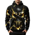 thumbnail image 5 of IWRICH Halloween Skull Hoodies for Men Plus Size Winter Holiday Hooded Sweatshirts Oversize Novelty Printed Pullover Tops Yellow XL, 5 of 5