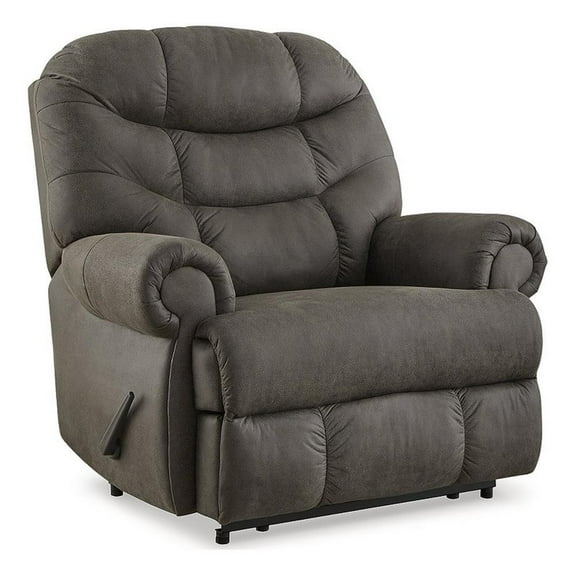 Signature Design by Ashley Camera Time Gunmetal Recliner