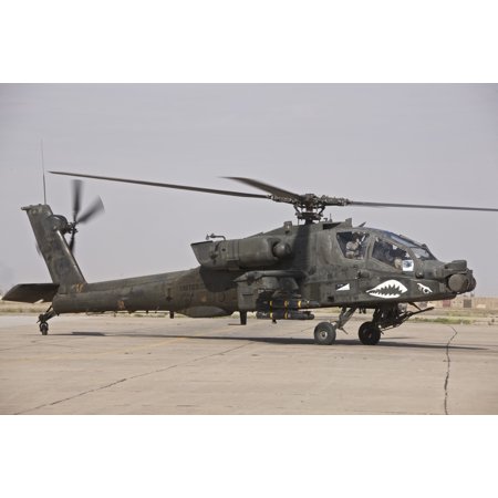 An Ah 64 Apache Helicopter Canvas Art Terry Moorestocktrek