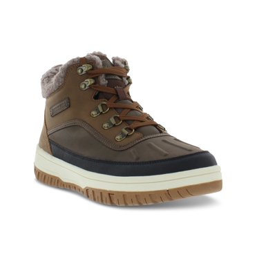 WEATHERPROOF VINTAGE Mens Black Comfort Round Toe Lace-Up Chukka Boots M