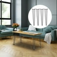 thumbnail image 5 of 20" Black Hairpin Table Legs Set of 4 - 880lbs Capacity (220lbs Each) - Heavy Duty 3-Rod Steel Desk/Dining/Bench Legs for DIY Furniture - Walmart, 5 of 11