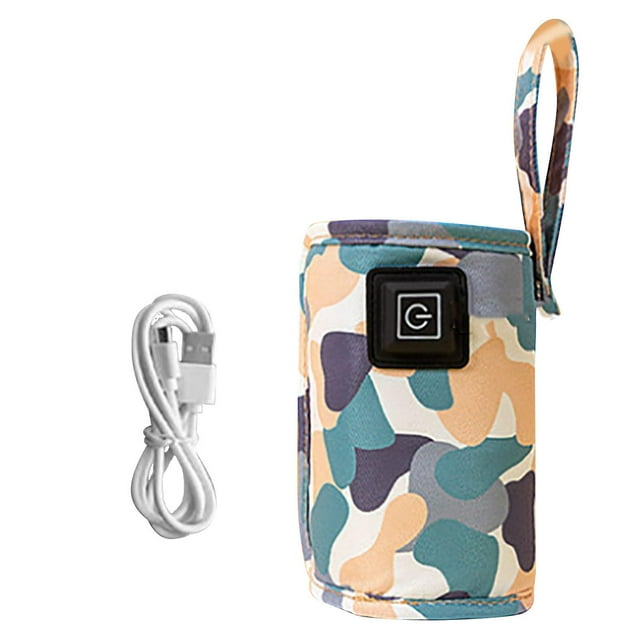Chauffe-biberon USB, taille du sac, température réglable, chauffe-biberon portable, 5 V, 2 A, blanc