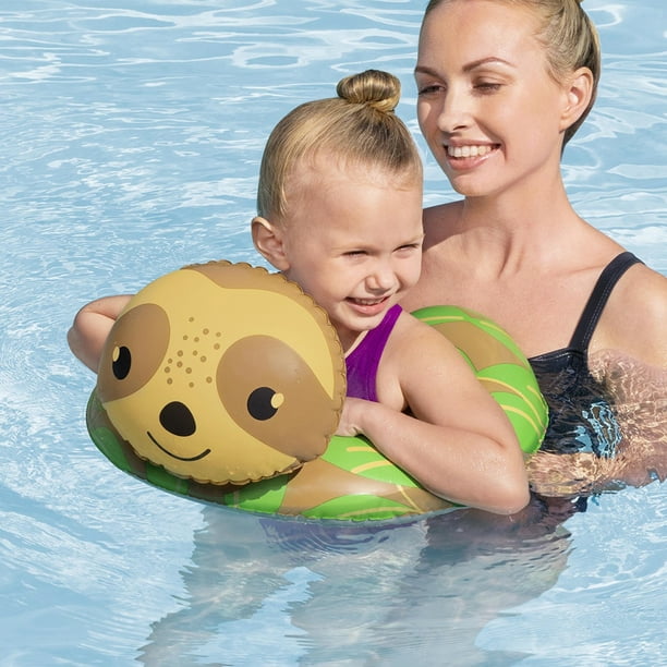 Salvavidas Infantil Inflable Bestway Diseño De Oso Perezoso