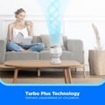 thumbnail image 6 of Midea Smart TurboBreeze Globe Air Circulator, 5 speeds with Remote, White, 6 of 12