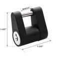 thumbnail image 2 of Zinc Alloy Trailer Lock Frosted Black Universal Truck Trailer Connector Trailer Lock, 2 of 5