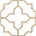 thumbnail image 5 of 66 7/8"W x 66 7/8"H x 3/8"T King Size Laird Decorative Fretwork Wood Ceiling Panels, Red Oak, 5 of 10