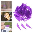 thumbnail image 1 of PAMINGONO 60Pcs Plastic Arrow Fletchings Purple Lightweight Vanes for Universal Archery Compatibility, 1 of 7