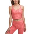 thumbnail image 4 of Calvin Klein Performance Women’s Printed Strappy-Back Tank Top, Orange, Small, 4 of 5