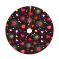 thumbnail image 5 of Christmas Tree Skirt, Geometric Hearts Soft Plush Christmas Tree Decorations Indoor, Tree Skirts Mat for New Year Halloween Holiday Christmas Party Decor 36", 5 of 6