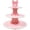 Pink Bows Style, variant on 3-Tier Race Car Theme Cupcake Stand Racing Birthday Party Decoration Round Cardboard Cupcake Stand for Cars Birthday Decorations Race Car Party Supplies