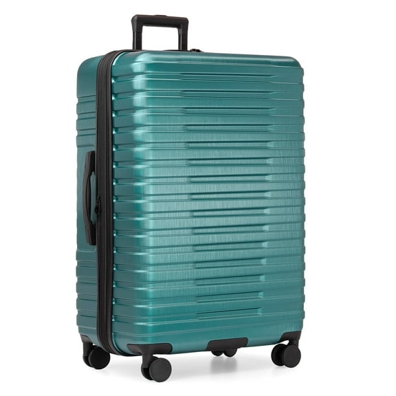 U.S. Traveler Boren Hardside Rugged Spinner Luggage, Teal, 30" Checked Large