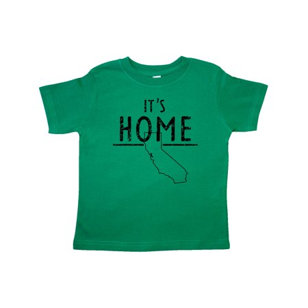 

Inktastic It s Home-State of California Outline DIstressed Text Gift Toddler Boy or Toddler Girl T-Shirt