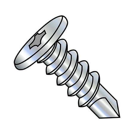 

10-16X5/8 Phillips Pancake Head Self Drilling Screw Full Thread Zinc (Pack Qty 7 000) BC-1010KPC