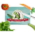 thumbnail image 2 of Caroline's Treasures Basset Hound Merry Christmas Glass Cutting Board Large, 2 of 2