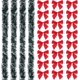 thumbnail image 3 of 4 Uds. Borde blanco verde negro + lazo rojo Ormromra CJWUS-3796, 3 of 7