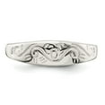 thumbnail image 5 of 925 Sterling Silver Solid Polished Swirl Ring Size 8 - 1.8 Grams -  Jewelry Gift for Mom, 5 of 5