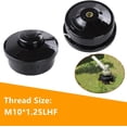 thumbnail image 2 of Lawn Mower Double Thread Head Universal Nylon Replacement Spool and M10 X 1.25 Trimmer Head, 2 of 6