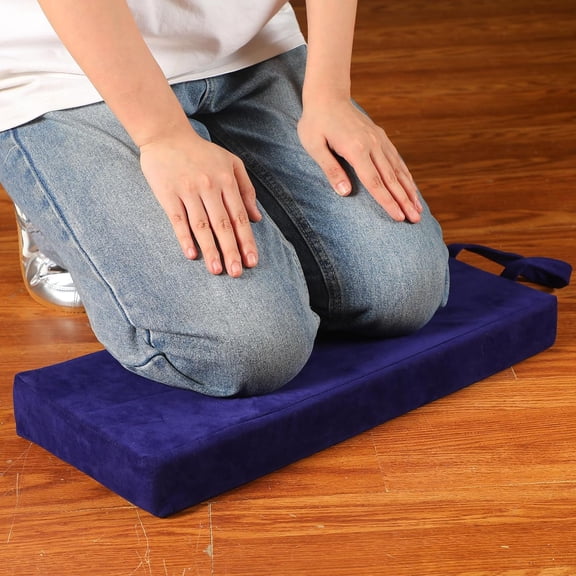 Personal Prayer Kneeler Pad Kneeling Pillow Microfiber and High Density Foam Religious Prayer Kneeler Pillow Bench for Kneeling Gift