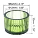 thumbnail image 2 of Uxcell 2 Pcs Soporte de Vela de Té Luz Verde Soportes de Vela de Vidrio para Decoración de Centro de Mesa, 2 of 6