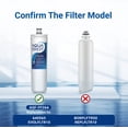 thumbnail image 2 of AQUA CREST Replacement 640565 Refrigerator Water Filter Compatible with Bosch 640565 EVOLFLTR10 AP3961137 3M Cuno CS-52 Whirlpool WHKF-R-PLUS Pack of 3, 2 of 4